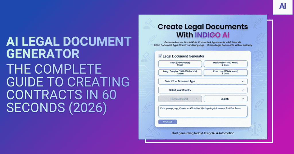 AI Legal Document Generator The Complete Guide to Creating Contracts in 60 Seconds (2026)