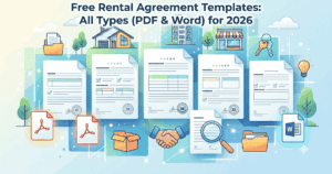 Free Rental Agreement Templates: All Types (PDF & Word) for 2026