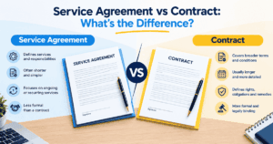 Service Agreement vs Contract: Key Differences