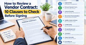 How to Review a Vendor Contract: 10 Clauses to Check Before Signing
